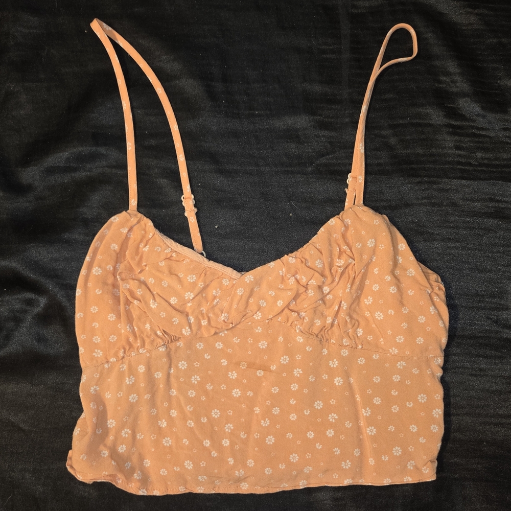 La Hearts Peach Floral Camisole